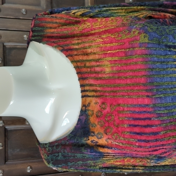 Unique And Fun Long Sleeve Shirt For The Color Lover! Size XL Fabric Is Raised - Picture 2 of 5